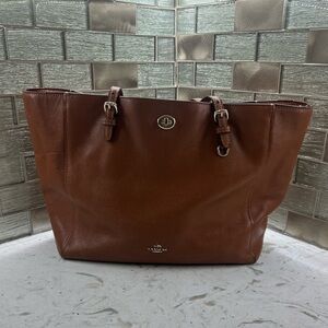 Coach Chestnut Leather Tote